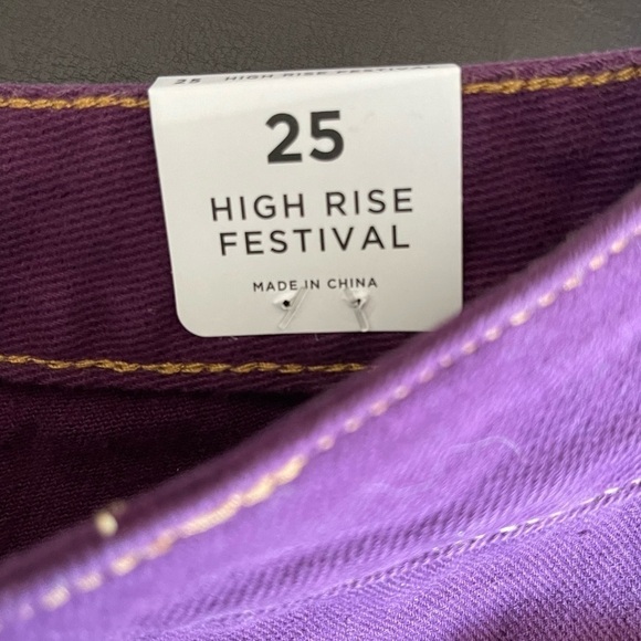 PacSun high waist denim festival short NWT in a size 25 concert summer - Picture 6 of 14